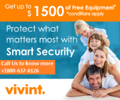 VIVINT HOME SECURITY 1800-637-6126 NEW CUSTOMER SPECIAL OFFER