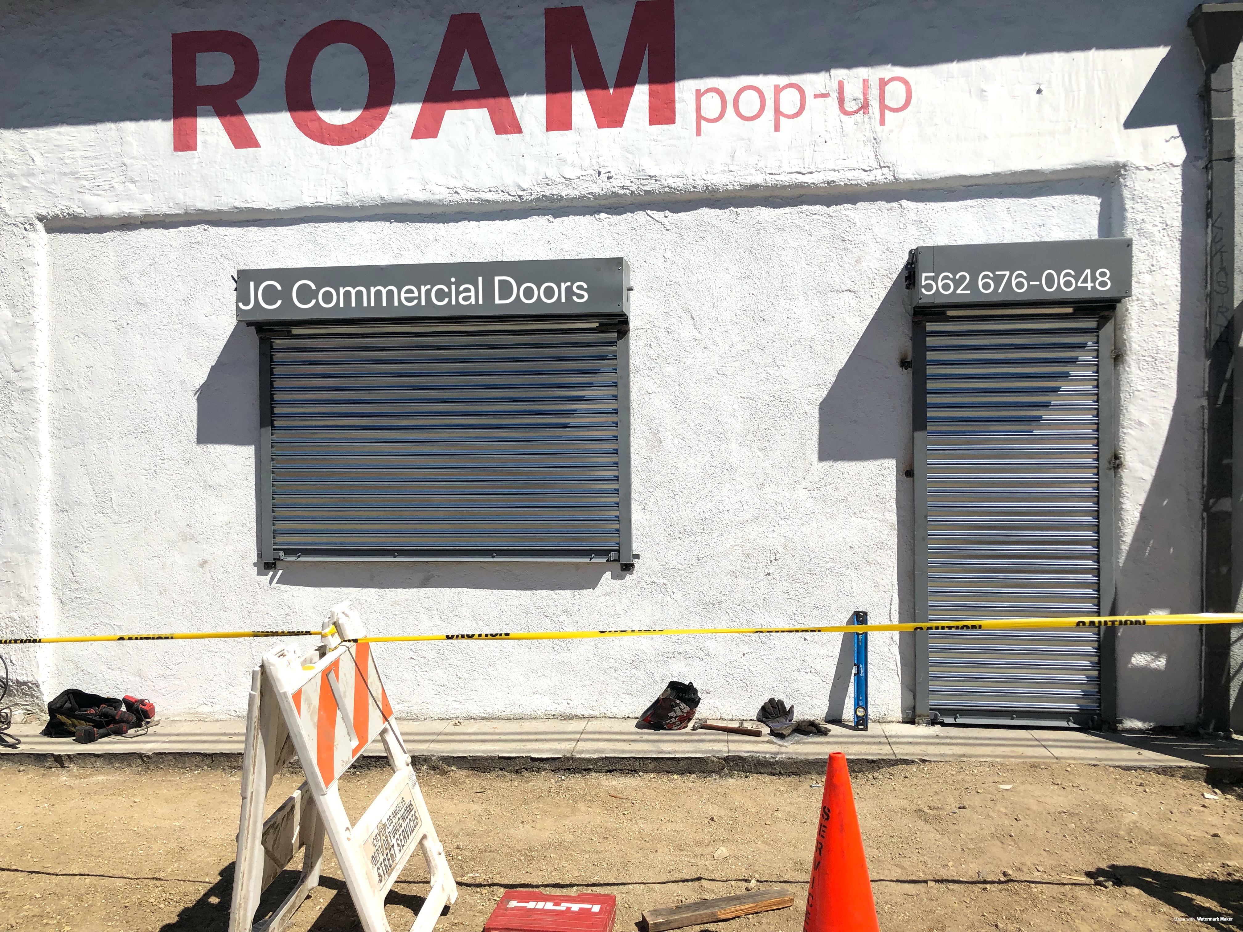 Pennysaver Jc Commercial Roll Up Doors Folding Gates In Orange